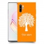 עץ כיסוי מגן קשיח בעיצוב אישי עם השם שלך ל Samsung Galaxy Note10+ יחידה אחת סקרין מובייל