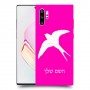 ציפור לבלוע כיסוי מגן קשיח בעיצוב אישי עם השם שלך ל Samsung Galaxy Note10+ יחידה אחת סקרין מובייל