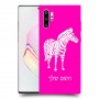 זברה כיסוי מגן קשיח בעיצוב אישי עם השם שלך ל Samsung Galaxy Note10+ יחידה אחת סקרין מובייל