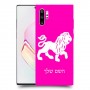 אריה כיסוי מגן קשיח בעיצוב אישי עם השם שלך ל Samsung Galaxy Note10+ יחידה אחת סקרין מובייל