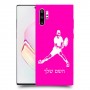 שחקן טניס כיסוי מגן קשיח בעיצוב אישי עם השם שלך ל Samsung Galaxy Note10+ יחידה אחת סקרין מובייל