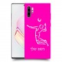 שחקן כדורעף כיסוי מגן קשיח בעיצוב אישי עם השם שלך ל Samsung Galaxy Note10+ יחידה אחת סקרין מובייל