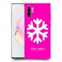 שלג כיסוי מגן קשיח בעיצוב אישי עם השם שלך ל Samsung Galaxy Note10+ יחידה אחת סקרין מובייל