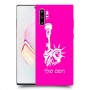 פסל החירות כיסוי מגן קשיח בעיצוב אישי עם השם שלך ל Samsung Galaxy Note10+ יחידה אחת סקרין מובייל