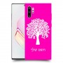 עץ כיסוי מגן קשיח בעיצוב אישי עם השם שלך ל Samsung Galaxy Note10+ יחידה אחת סקרין מובייל