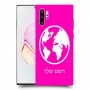 עולם כיסוי מגן קשיח בעיצוב אישי עם השם שלך ל Samsung Galaxy Note10+ יחידה אחת סקרין מובייל