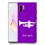 חצוצרה כיסוי מגן קשיח בעיצוב אישי עם השם שלך ל Samsung Galaxy Note10+ יחידה אחת סקרין מובייל