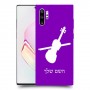 כינור כיסוי מגן קשיח בעיצוב אישי עם השם שלך ל Samsung Galaxy Note10+ יחידה אחת סקרין מובייל