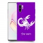 עקרב כיסוי מגן קשיח בעיצוב אישי עם השם שלך ל Samsung Galaxy Note10+ יחידה אחת סקרין מובייל