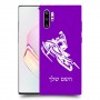 אופנוע שלג כיסוי מגן קשיח בעיצוב אישי עם השם שלך ל Samsung Galaxy Note10+ יחידה אחת סקרין מובייל