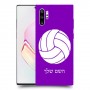 כדורעף - כדור כיסוי מגן קשיח בעיצוב אישי עם השם שלך ל Samsung Galaxy Note10+ יחידה אחת סקרין מובייל