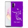 שחקן כדורעף כיסוי מגן קשיח בעיצוב אישי עם השם שלך ל Samsung Galaxy Note10+ יחידה אחת סקרין מובייל