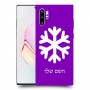 שלג כיסוי מגן קשיח בעיצוב אישי עם השם שלך ל Samsung Galaxy Note10+ יחידה אחת סקרין מובייל