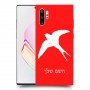 ציפור לבלוע כיסוי מגן קשיח בעיצוב אישי עם השם שלך ל Samsung Galaxy Note10+ יחידה אחת סקרין מובייל