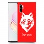 זאב כיסוי מגן קשיח בעיצוב אישי עם השם שלך ל Samsung Galaxy Note10+ יחידה אחת סקרין מובייל