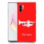 חצוצרה כיסוי מגן קשיח בעיצוב אישי עם השם שלך ל Samsung Galaxy Note10+ יחידה אחת סקרין מובייל