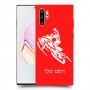 אופנוע שלג כיסוי מגן קשיח בעיצוב אישי עם השם שלך ל Samsung Galaxy Note10+ יחידה אחת סקרין מובייל