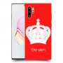 כתר מלכותי כיסוי מגן קשיח בעיצוב אישי עם השם שלך ל Samsung Galaxy Note10+ יחידה אחת סקרין מובייל