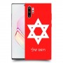 מגן דוד - ישראל כיסוי מגן קשיח בעיצוב אישי עם השם שלך ל Samsung Galaxy Note10+ יחידה אחת סקרין מובייל