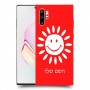 שמש כיסוי מגן קשיח בעיצוב אישי עם השם שלך ל Samsung Galaxy Note10+ יחידה אחת סקרין מובייל