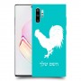 תרנגול כיסוי מגן קשיח בעיצוב אישי עם השם שלך ל Samsung Galaxy Note10+ יחידה אחת סקרין מובייל