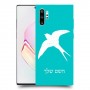 ציפור לבלוע כיסוי מגן קשיח בעיצוב אישי עם השם שלך ל Samsung Galaxy Note10+ יחידה אחת סקרין מובייל