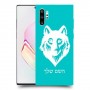 זאב כיסוי מגן קשיח בעיצוב אישי עם השם שלך ל Samsung Galaxy Note10+ יחידה אחת סקרין מובייל