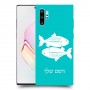 דגים כיסוי מגן קשיח בעיצוב אישי עם השם שלך ל Samsung Galaxy Note10+ יחידה אחת סקרין מובייל
