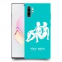 תאומים כיסוי מגן קשיח בעיצוב אישי עם השם שלך ל Samsung Galaxy Note10+ יחידה אחת סקרין מובייל