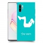 אימון ספורט - אישה כיסוי מגן קשיח בעיצוב אישי עם השם שלך ל Samsung Galaxy Note10+ יחידה אחת סקרין מובייל