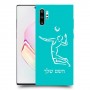 שחקן כדורעף כיסוי מגן קשיח בעיצוב אישי עם השם שלך ל Samsung Galaxy Note10+ יחידה אחת סקרין מובייל