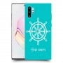 הגה - קפטן - ים כיסוי מגן קשיח בעיצוב אישי עם השם שלך ל Samsung Galaxy Note10+ יחידה אחת סקרין מובייל