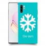 שלג כיסוי מגן קשיח בעיצוב אישי עם השם שלך ל Samsung Galaxy Note10+ יחידה אחת סקרין מובייל