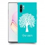 עץ כיסוי מגן קשיח בעיצוב אישי עם השם שלך ל Samsung Galaxy Note10+ יחידה אחת סקרין מובייל