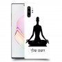 יוגה כיסוי מגן קשיח בעיצוב אישי עם השם שלך ל Samsung Galaxy Note10+ יחידה אחת סקרין מובייל