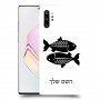 דגים כיסוי מגן קשיח בעיצוב אישי עם השם שלך ל Samsung Galaxy Note10+ יחידה אחת סקרין מובייל