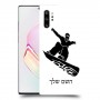 סנובורד כיסוי מגן קשיח בעיצוב אישי עם השם שלך ל Samsung Galaxy Note10+ יחידה אחת סקרין מובייל