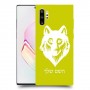 זאב כיסוי מגן קשיח בעיצוב אישי עם השם שלך ל Samsung Galaxy Note10+ יחידה אחת סקרין מובייל