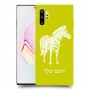 זברה כיסוי מגן קשיח בעיצוב אישי עם השם שלך ל Samsung Galaxy Note10+ יחידה אחת סקרין מובייל