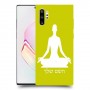 יוגה כיסוי מגן קשיח בעיצוב אישי עם השם שלך ל Samsung Galaxy Note10+ יחידה אחת סקרין מובייל