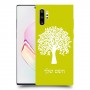 עץ כיסוי מגן קשיח בעיצוב אישי עם השם שלך ל Samsung Galaxy Note10+ יחידה אחת סקרין מובייל