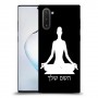 יוגה כיסוי מגן קשיח בעיצוב אישי עם השם שלך ל Samsung Galaxy Note10 יחידה אחת סקרין מובייל