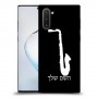 סקספון כיסוי מגן קשיח בעיצוב אישי עם השם שלך ל Samsung Galaxy Note10 יחידה אחת סקרין מובייל