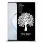 עץ כיסוי מגן קשיח בעיצוב אישי עם השם שלך ל Samsung Galaxy Note10 יחידה אחת סקרין מובייל