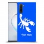 עקרב כיסוי מגן קשיח בעיצוב אישי עם השם שלך ל Samsung Galaxy Note10 יחידה אחת סקרין מובייל