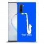 סקספון כיסוי מגן קשיח בעיצוב אישי עם השם שלך ל Samsung Galaxy Note10 יחידה אחת סקרין מובייל