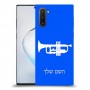 חצוצרה כיסוי מגן קשיח בעיצוב אישי עם השם שלך ל Samsung Galaxy Note10 יחידה אחת סקרין מובייל