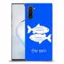 דגים כיסוי מגן קשיח בעיצוב אישי עם השם שלך ל Samsung Galaxy Note10 יחידה אחת סקרין מובייל