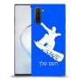 סנובורד כיסוי מגן קשיח בעיצוב אישי עם השם שלך ל Samsung Galaxy Note10 יחידה אחת סקרין מובייל