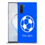 כדורגל - כדור כיסוי מגן קשיח בעיצוב אישי עם השם שלך ל Samsung Galaxy Note10 יחידה אחת סקרין מובייל